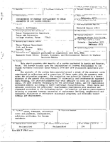 Consequences of Freeway Displacement to Urban Residents in Low Valued Housing