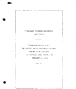 Interstate Commerce Commision Report of the Accident  Investigation Occuring on the WESTERN PACIFIC RAILROAD GROVILLE YARD CA