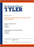 Prevention of Backing Fatalities in Construction Work Zones Final Report