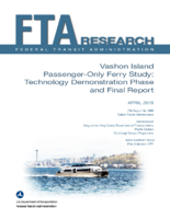 Vashon Island PassengerOnly Ferry Study Technology Demonstration Phase and Final Report