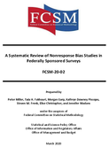 A Systematic Review of Nonresponse Bias Studies in Federally Sponsored Surveys