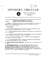 AC 9144A Operational and Maintenance Practices for Emergency Locator Transmitters and Receivers