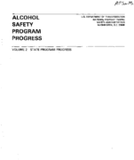 Alcohol Safety Program Progress Volume 2 State Program Progress