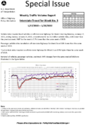 Special Issue  Weekly Traffic Volume Report Interstate Travel for Week No 3 1172022  1232022