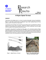 A Higher Speed Turnout Research Results