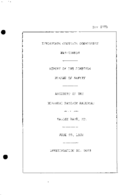 Interstate Commerce Commision Report of the Accident  Investigation Occuring on the MISSOURI PACIFIC RAILROAD VALLEY PARK MO