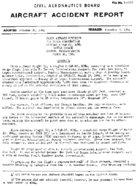 Investigation of Aircraft Accident SLICK AIRWAYS BOSTON MASSACHUSETTS 19640310