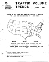 Traffic Volume Trends June 1985