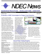 NDEC News Nondestructive Evaluation Center Volume 3 Issue 1