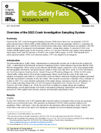 Traffic Safety Facts Overview of the 2023 Crash Investigation Sampling System