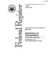 PART 121 AMENDMENTS 121284