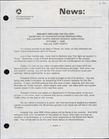 Secretary of Transportation Federico Pena Speeches September 1996