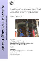 Durability of the Grouted Shear Stud Connection at Low Temperatures