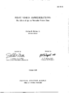 Pilot vision considerations  the effect of age on binocular fusion time