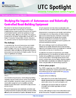 Studying the Impacts of Autonomous and Robotically Controlled RoadBuilding Equipment