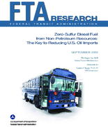 ZeroSulfur Diesel Fuel from Nonpetroleum Sources The Key to Reducing US Crude Oil Imports
