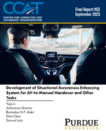 Development of Situational Awareness Enhancing System for Manual Takeover of AV