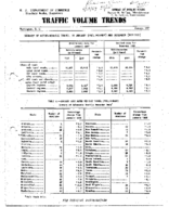 Traffic Volume Trends January 1957
