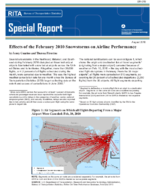 Effects of the February 2010 Snowstorms on Airline Performance