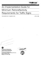 Implementation Guide for Minimum Retroreflectivity Requirements for Traffic Signs
