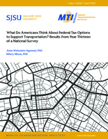 What Do Americans Think About Federal Tax Options to Support Transportation Results from Year Thirteen of a National Survey