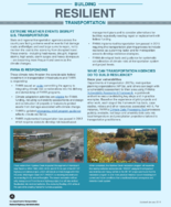 Building Resilient Transportation brochure