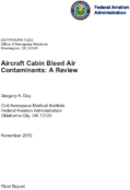 Aircraft Cabin Bleed Air Contaminants A Review
