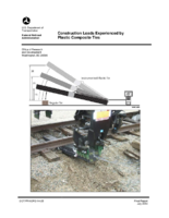 Construction Loads Experienced by Plastic Composite Ties
