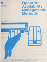 Operator Availability Management Methods
