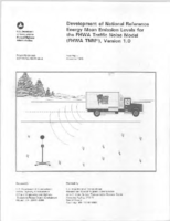 Development of national reference energy mean emission levels for the FHWA traffic noise model FHWA TNM version 10
