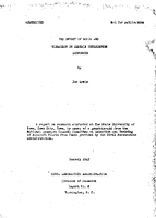 The Effect of Noise and Vibration on Certain Psychomotor Responses
