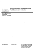 Ground Penetrating Radar for Railroad Track Substructure Evaluation