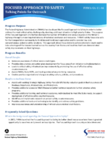 Focused Approach To Safety Talking Points for Outreach