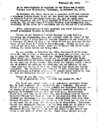 Interstate Commerce Commission Report of the Accident  Investigation Occurring on the TEXAS AND PACIFIC RAILWAY ALEXANDRIA LA