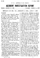 Investigation of Aircraft Accident NORTHWEST AIRLINES MINNEAPOLIS MINN 19500307