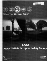 2000 Motor Vehicle Occupant Safety Survey Volume 2 Seat Belt Report