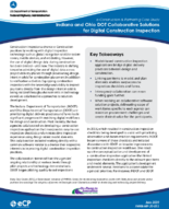 Indiana and Ohio DOT Collaborative Solutions for Digital Construction Inspection  eConstruction  Partnering Case Study