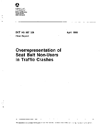 Overrepresentation of Seat Belt Nonusers in Traffic Crashes