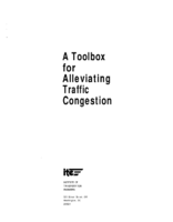 A Toolbox For Alleviating Traffic Congestion