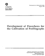Development of Procedures for the Calibration of Profilographs