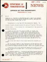 Remarks by US Secretary of Transportation John A Volpe to the Emergency Conference of New York Building and Construction Industry