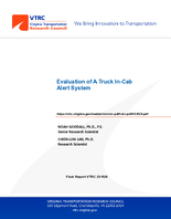 Evaluation of A Truck InCab Alert System