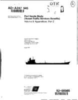 Port Needs Study Vessel Traffic Services Benefits Vol II  Appendices Pt 2