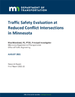 Traffic Safety Evaluation at Reduced Conflict Intersections in Minnesota