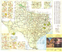 Texas Highway Map 1942 Winter Edition January 1 1942