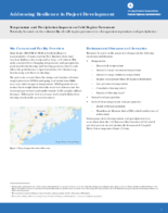 Addressing Resilience in Project Development Temperature and Precipitation Impacts on Cold Region Pavement