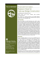 Improved CorrosionResistant Steel for Highway Bridge Construction  techbrief