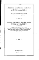 Manual on Street Traffic Signs Signals and Markings