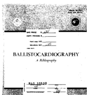 Ballistocardiography  a bibliography