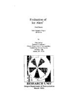 Evaluation of Ice Alert  final report